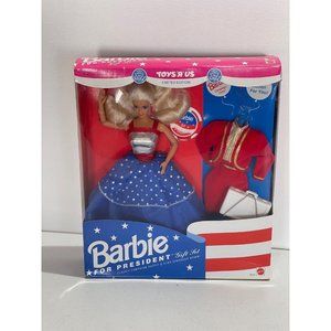 Barbie for President Gift Set 1991 Toys R Us Limited Edition NRFB New B12